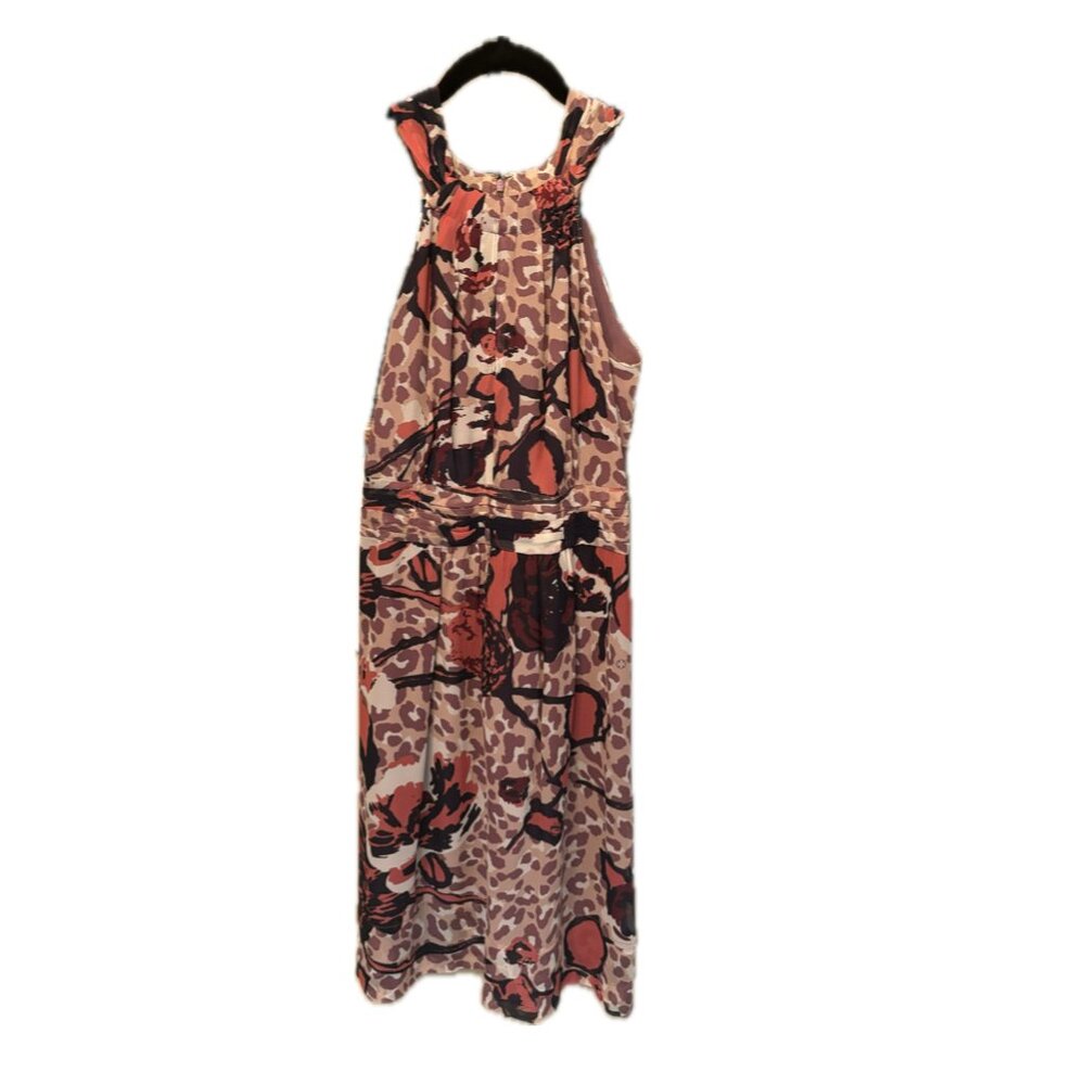 🌸 Tory Burch Printed Spring/Summer Silk Midi Dress – Size 4